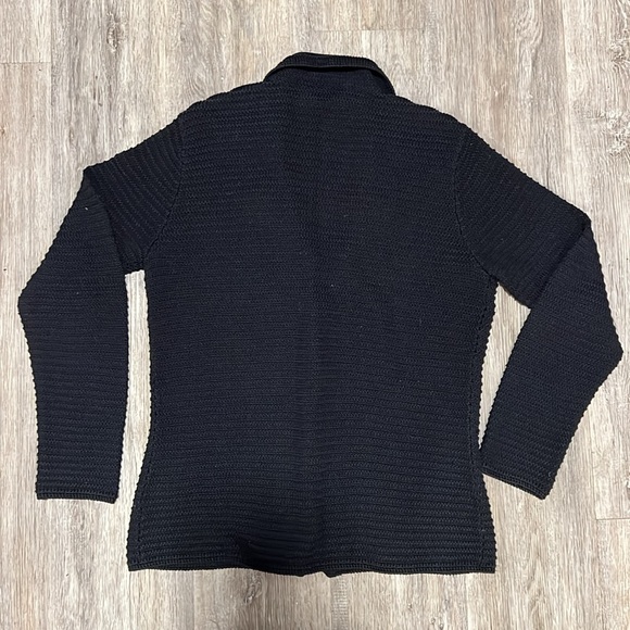 Talbots 100% Mercerized Cotton Heavy Button Up Sweater - Picture 7 of 13